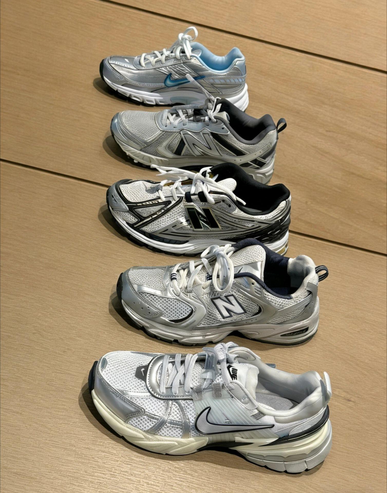 5双热门款液态银老爹鞋大横评!